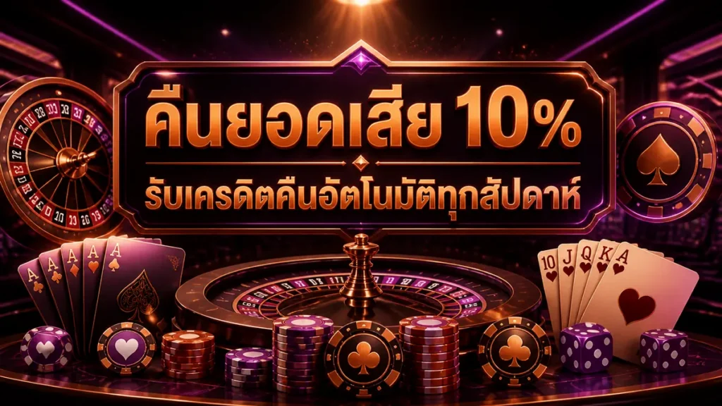 คืนยอดเสีย 10%